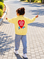 Young and Free Sweatshirt - Butter Yellow