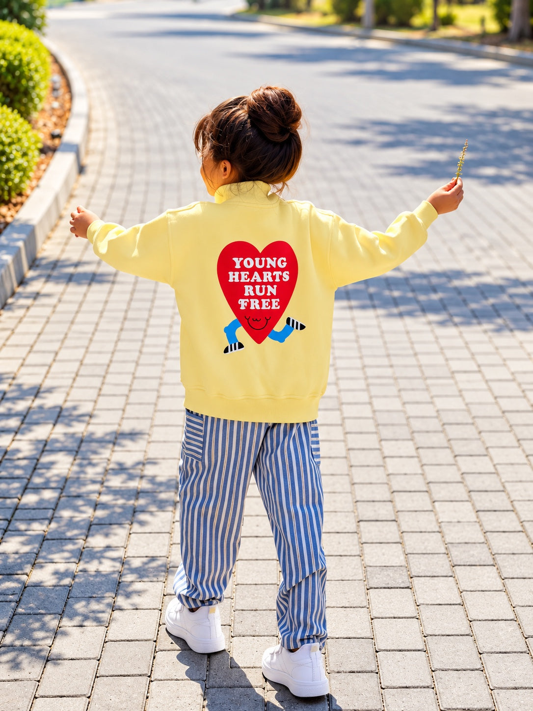 Young and Free Sweatshirt - Butter Yellow