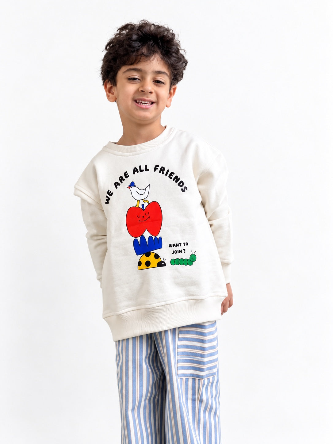 The Garden Companions Sweatshirt - White