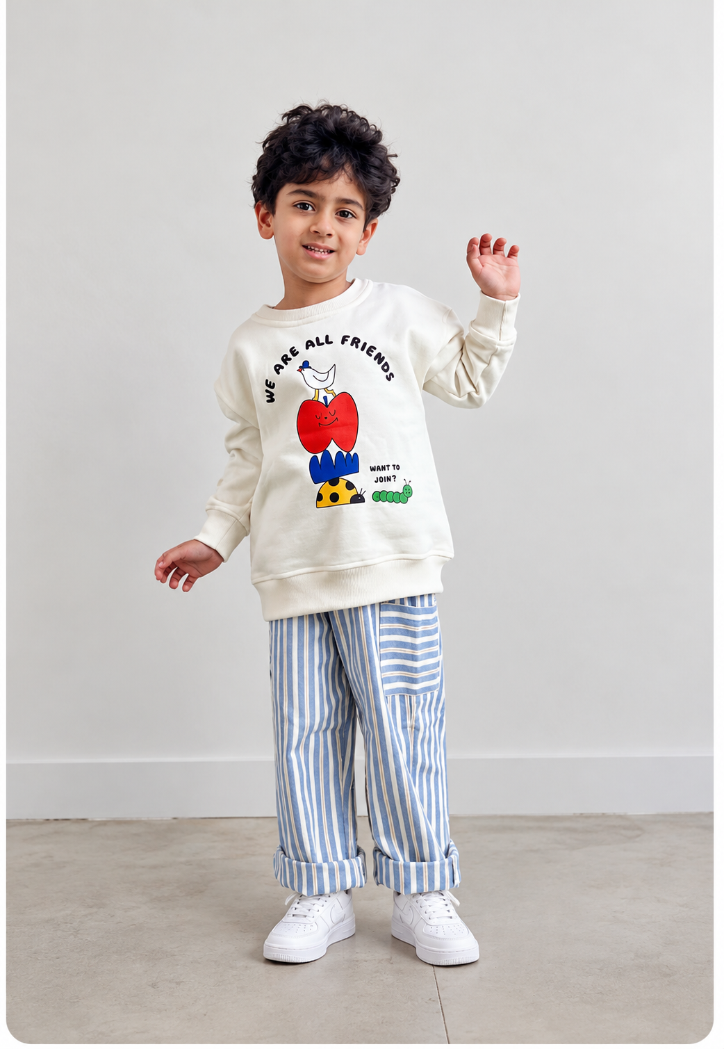 The Garden Companions Sweatshirt - White