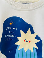 Shooting Star Sweatshirt - White