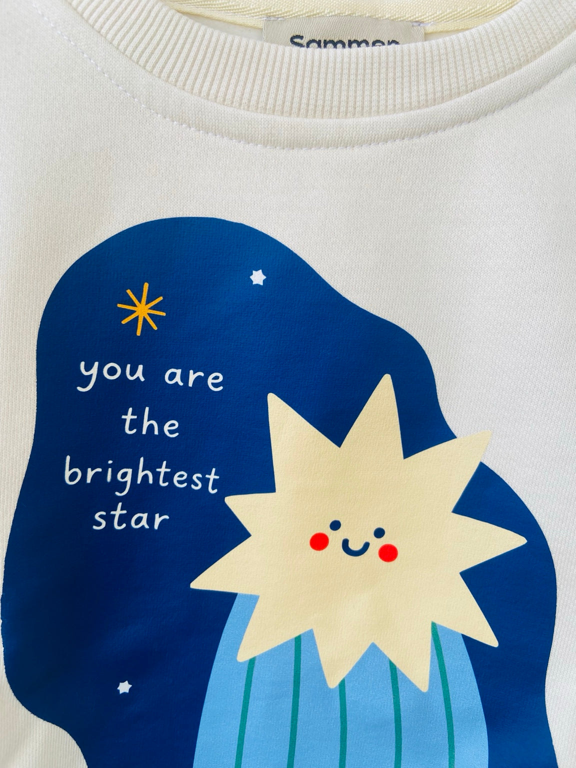 Shooting Star Sweatshirt - White