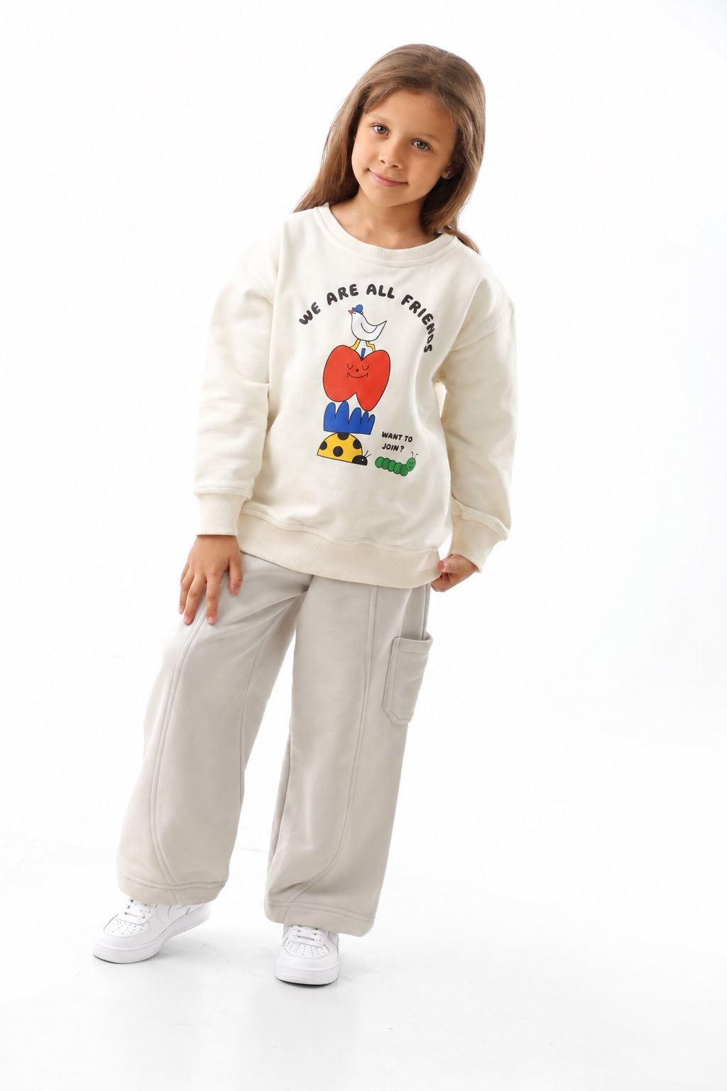 The Garden Companions Sweatshirt - White